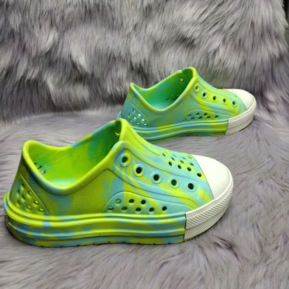 Converse Taylor All Star Play Lite CX Rubber Shoes Kids Size 13 Green Blue